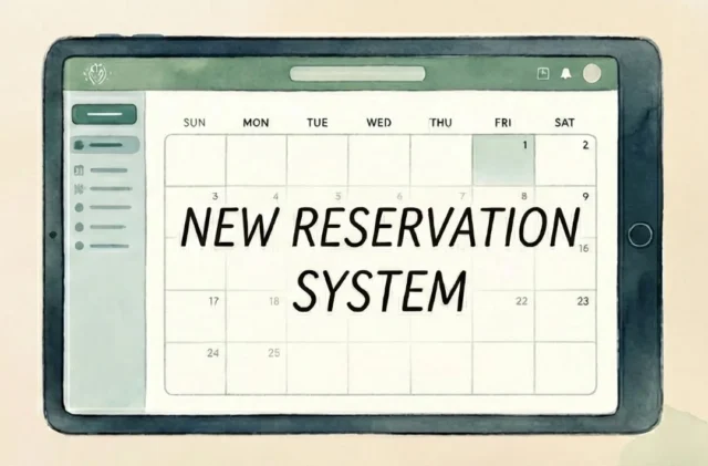 いつも当院をご利用いただき、誠にありがとうございます。

今年1月より順次お願いしておりました「新しい予約システム」への移行につきまして、多くの患者様にご協力をいただき、心より感謝申し上げます。

この度、来月の3月より新しい予約システムへ完全移行する運びとなりました。

これまで旧システムをご利用いただいていた皆様には、新たにシステムをご登録いただくこととなり、大変お手数をおかけしております。ご不便をおかけしておりますこと、改めてお詫び申し上げます。

今回のシステム変更は、皆様にさらに快適に当院をご利用いただくためのものです。

新しい予約システムでは、旧システムにはなかった以下の便利な機能が追加されます（順次追加予定です）。

《新システムの便利な2つの新機能》
①「前回と同じ内容」でかんたん予約
コースや担当スタッフなど、前回ご来院いただいた際と全く同じ内容で、スムーズに次回の予約が取れる機能が追加されます。毎回メニューやスタッフを探して選び直す手間が省け、より簡単にご予約いただけます。

②お電話や受付でのご予約も「マイページ」に一括反映
これまではWEBからのご予約のみがシステム上で確認できましたが、今後は「お電話」や「ご来院時の受付」で直接お取りいただいたご予約も、ご自身のマイページ上に反映されるようになります。ご予約日時の確認やスケジュール管理が格段にしやすくなります。

 
新しいシステムに慣れるまではご面倒をおかけすることもあるかと存じますが、患者様にとってより利便性の高い環境づくりのため、何卒ご理解とご協力を賜りますようお願い申し上げます。

システムへのご登録手順や、ご不明な点がございましたら、ご来院時にスタッフまでお気軽にお声がけください。

皆様の心身の健康をより一層サポートできるよう、引き続き努めてまいります。
今後とも当院をよろしくお願いいたします。
